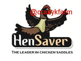 Hen Saver Hen Apron/Saddle (Made in USA) - hen saddle