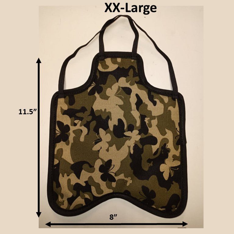 Hen Saver Hen Apron/Saddle (FBA) Butterfly Camo XXL (Larger Standard Chickens and Small Turkeys) Double Strap (crosses under neck)