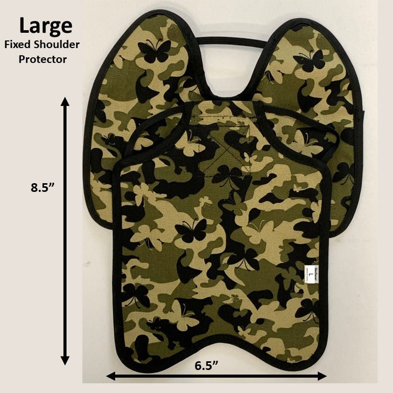Hen Saver Hen Apron/Saddle with Shoulder Protectors (Made in the USA) (FBA) Single Strap Butterfly Camo Large (Most Standard Chickens) Fixed