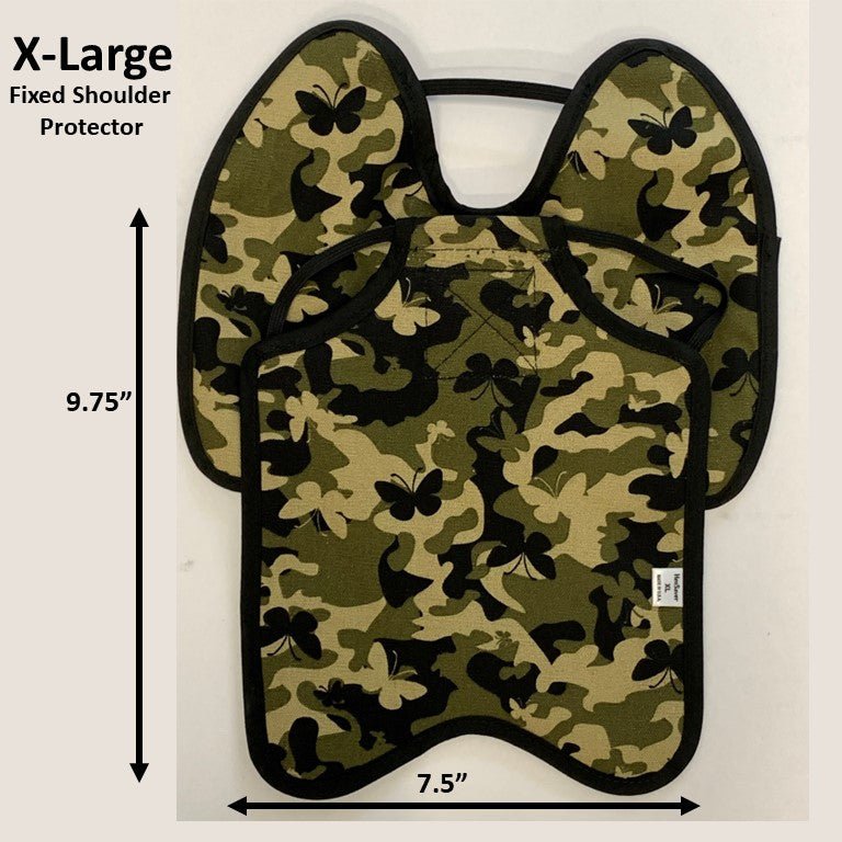 Hen Saver Hen Apron/Saddle with Shoulder Protectors (Made in the USA) (FBA) Single Strap Butterfly Camo XL (Large Standard Chickens) Fixed