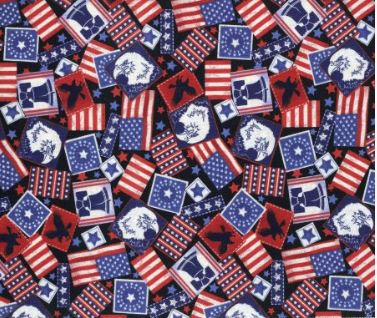 Reusable Made-in-the-USA Cotton Face Masks Patriot (2 Ply)