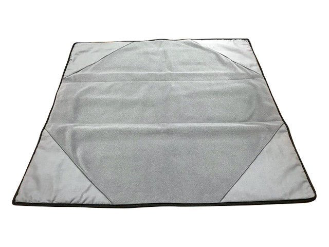 Premium Reversible Pet Sleep Mat 24" X 24" (Made in USA) Gray Corner