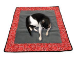 Premium Reversible Pet Sleep Mat 24" X 24" (Made in USA) - Cat Throw Bed